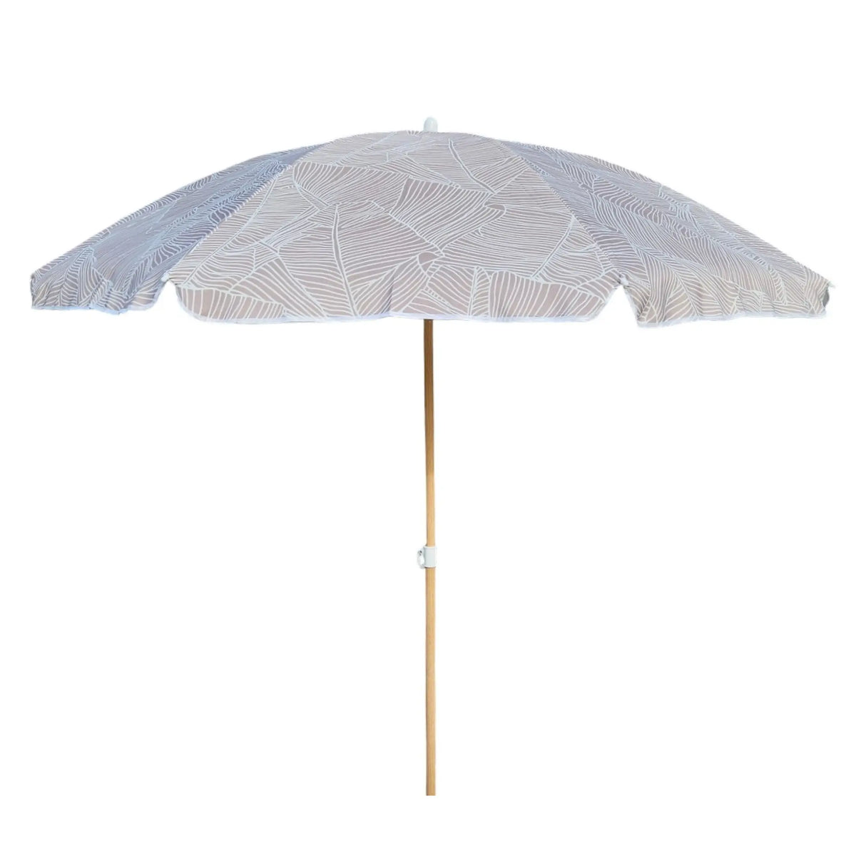 Sonnenschirm Strandschirm Balkonschirm grün creme braun 160 cm UV Schutz 30+ - Sonnenschirm