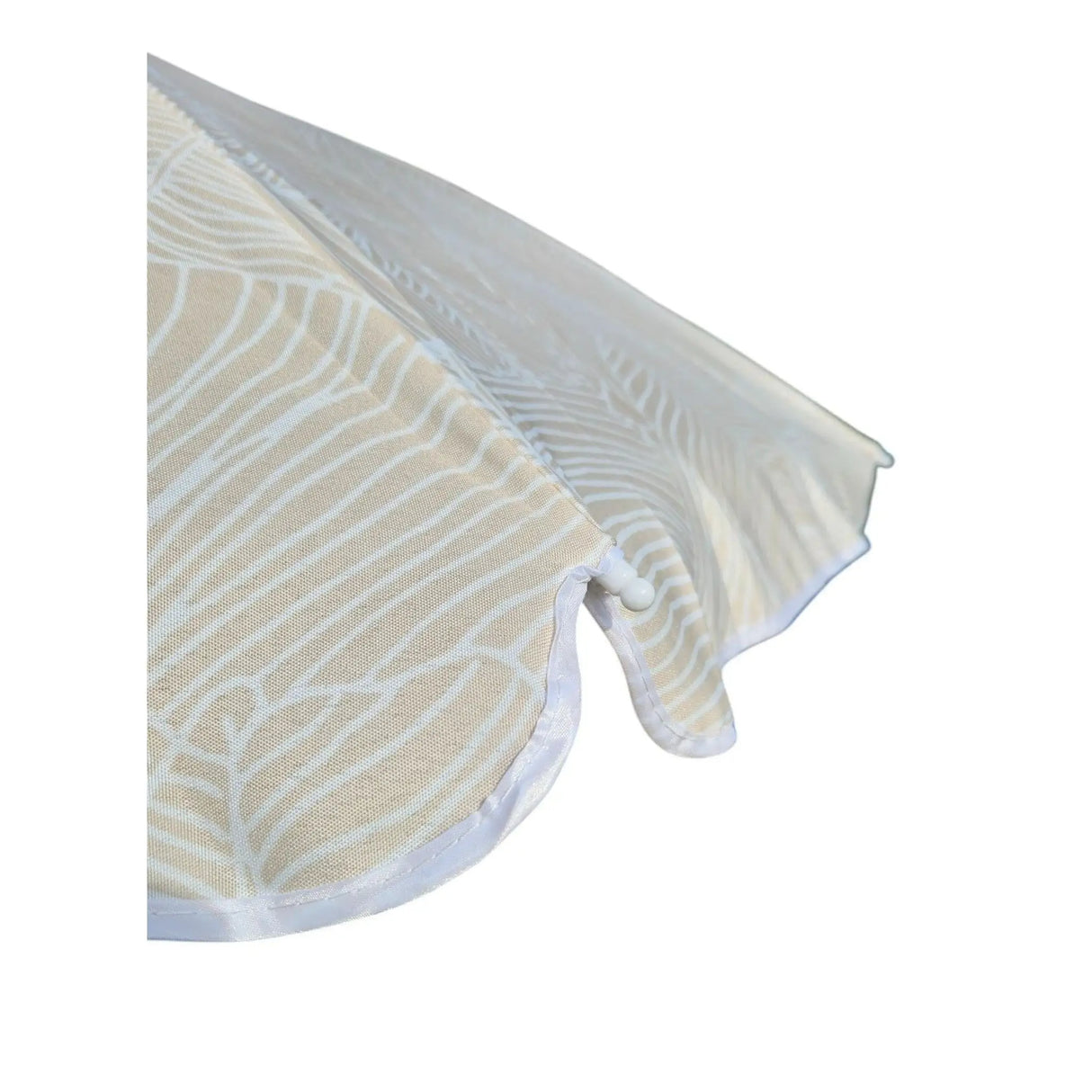 Sonnenschirm Strandschirm Balkonschirm grün creme braun 160 cm UV Schutz 30+ - Sonnenschirm