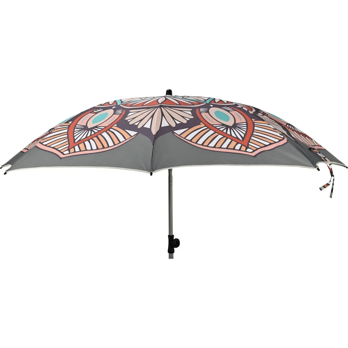 Sonnenschirm Strandschirm Marrakesch grau UV 50+ Knickbar 180 cm inkl. Schutzhülle - Dunkelgrau - Sonnenschirm