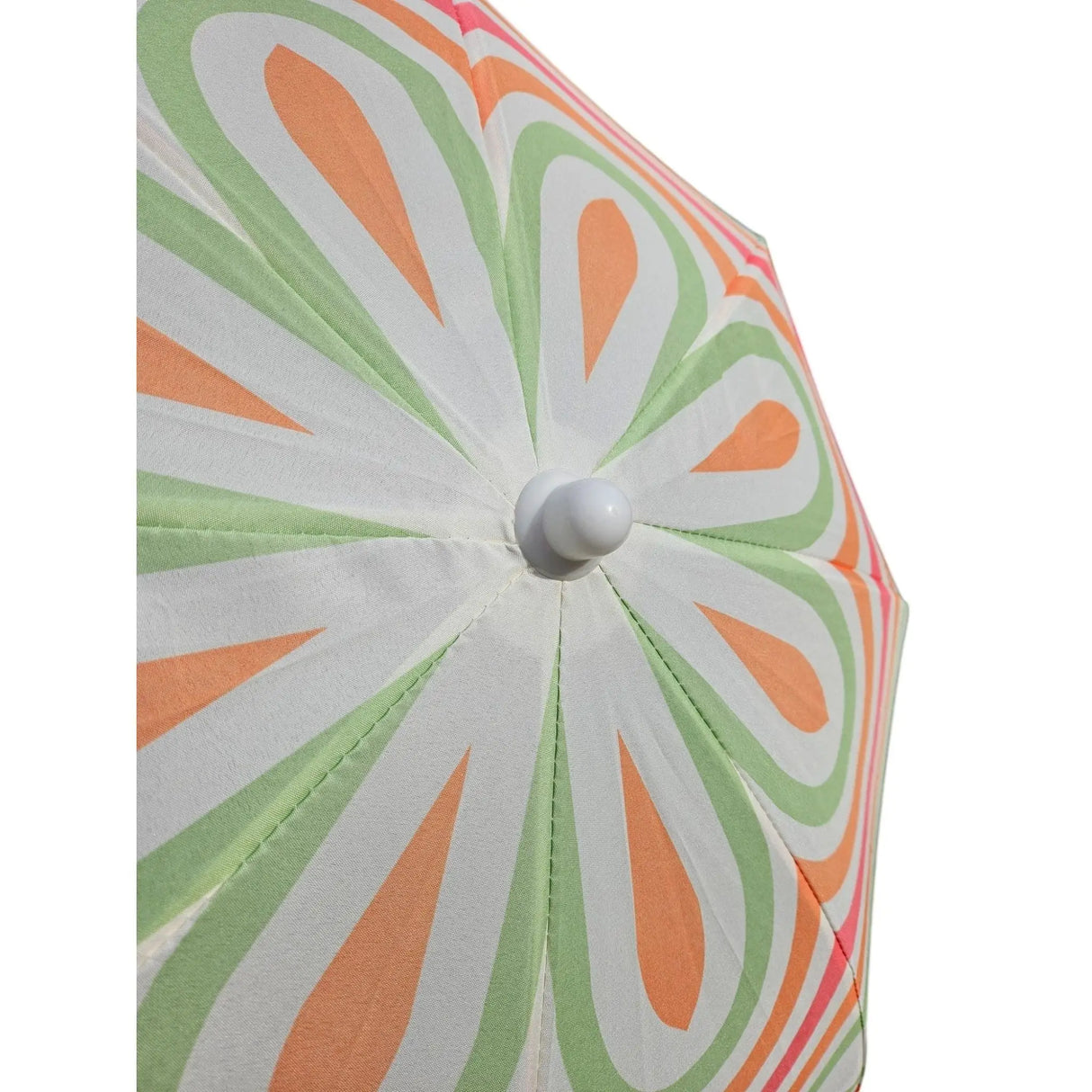 Sonnenschirm Strandschirm UV 30+ Balkonschirm grün blau Kreise Streifen - Sonnenschirm