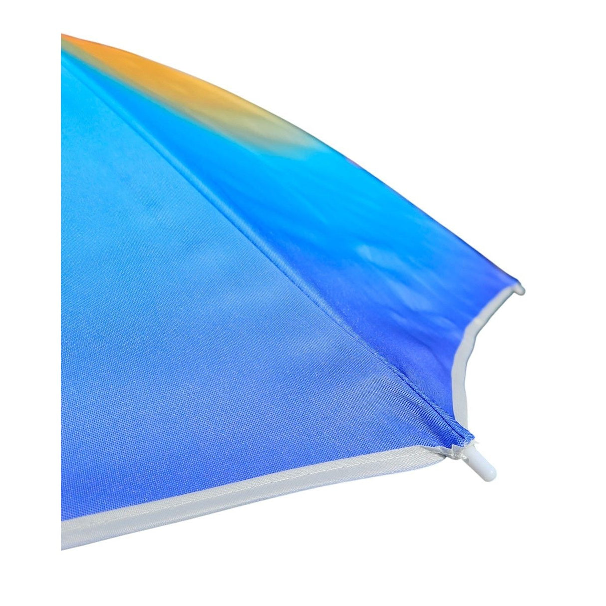 Sonnenschirm Strandschirm Balkonschirm UV Schutz 50+ blau gelb 155 cm bunt