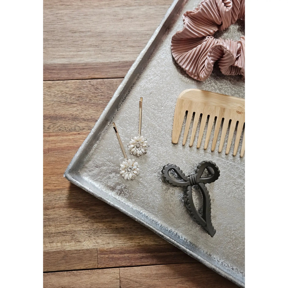 Tablett Dekoteller silber Metall massiv Tischdeko Schale Dekoschale 25 x 25 cm - Dekoteller