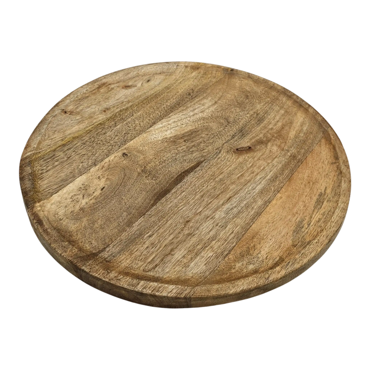 Teller Holzteller Mango Dekoteller Tischdeko Mangoholz Deko Schale Holz Ø 38 cm - Holzteller