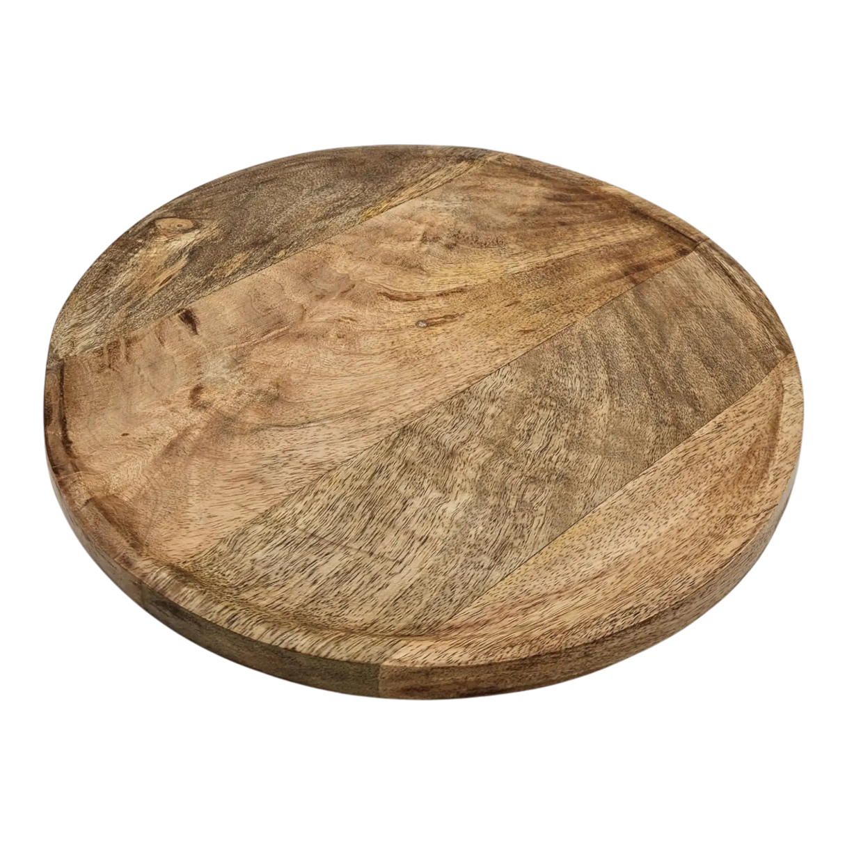 Teller Holzteller Mango Dekoteller Tischdeko Mangoholz Deko Schale Holz Ø 38 cm - Holzteller