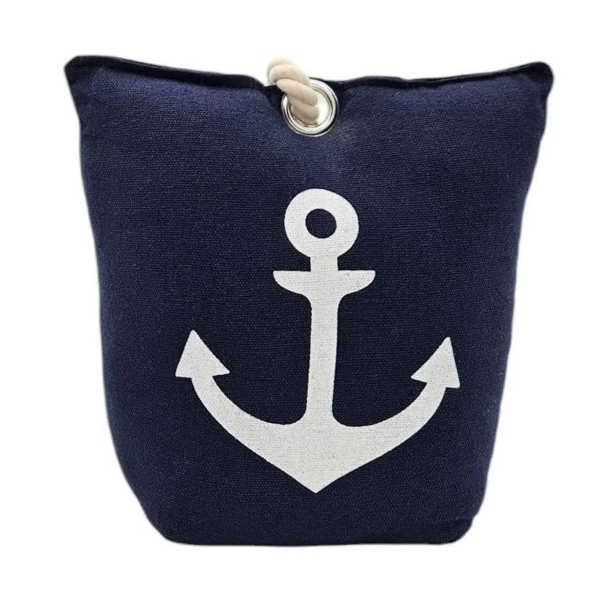 Türstopper Anker Boden 1 Kg Stoff Sack Maritim blau weiß Vintage Fensterstopper - Blau - Türstopper