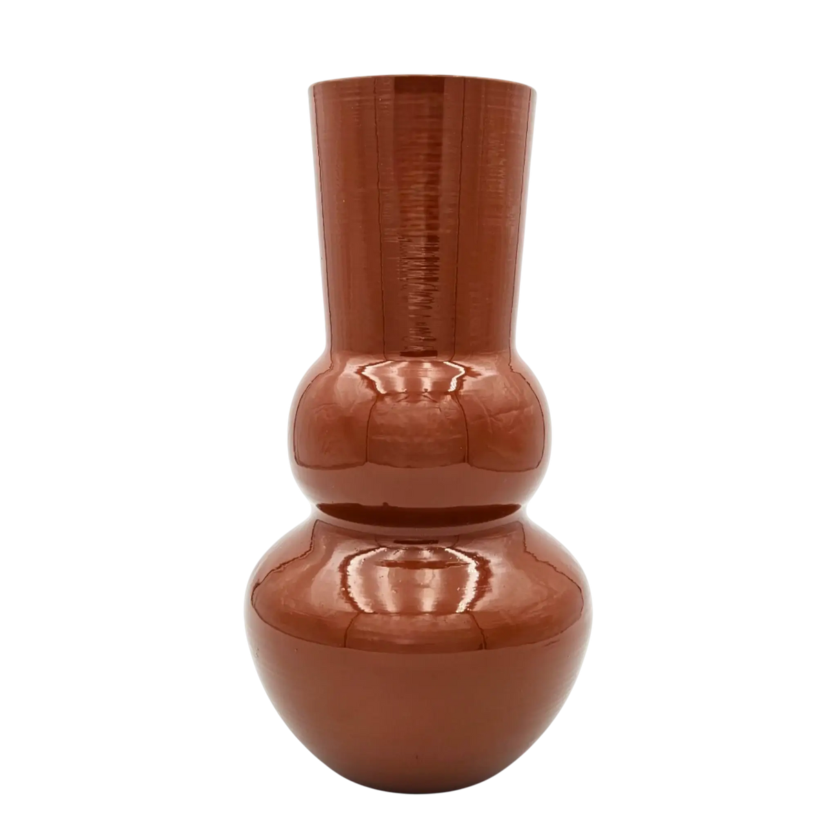 Vase Retro Zinkvase Beige Terrakotta 30x15 Blumenvase Dekovase Blumengefäß - Terrakotta - Vase