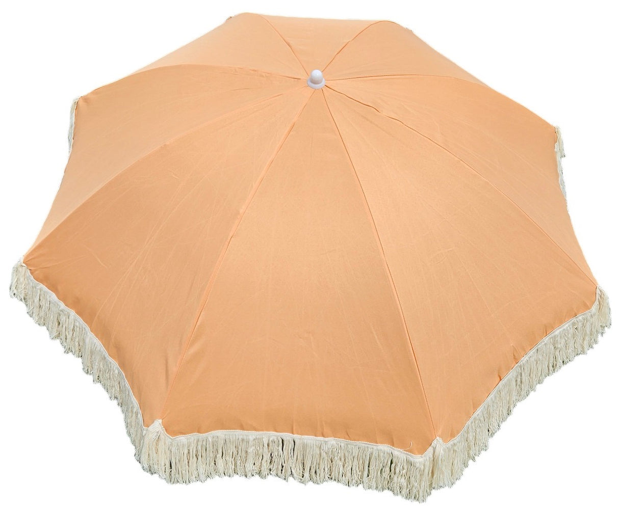 Sonnenschirm Strandschirm Schirm UV Schutz mit Fransen Tasche knickbar Ø 150 cm