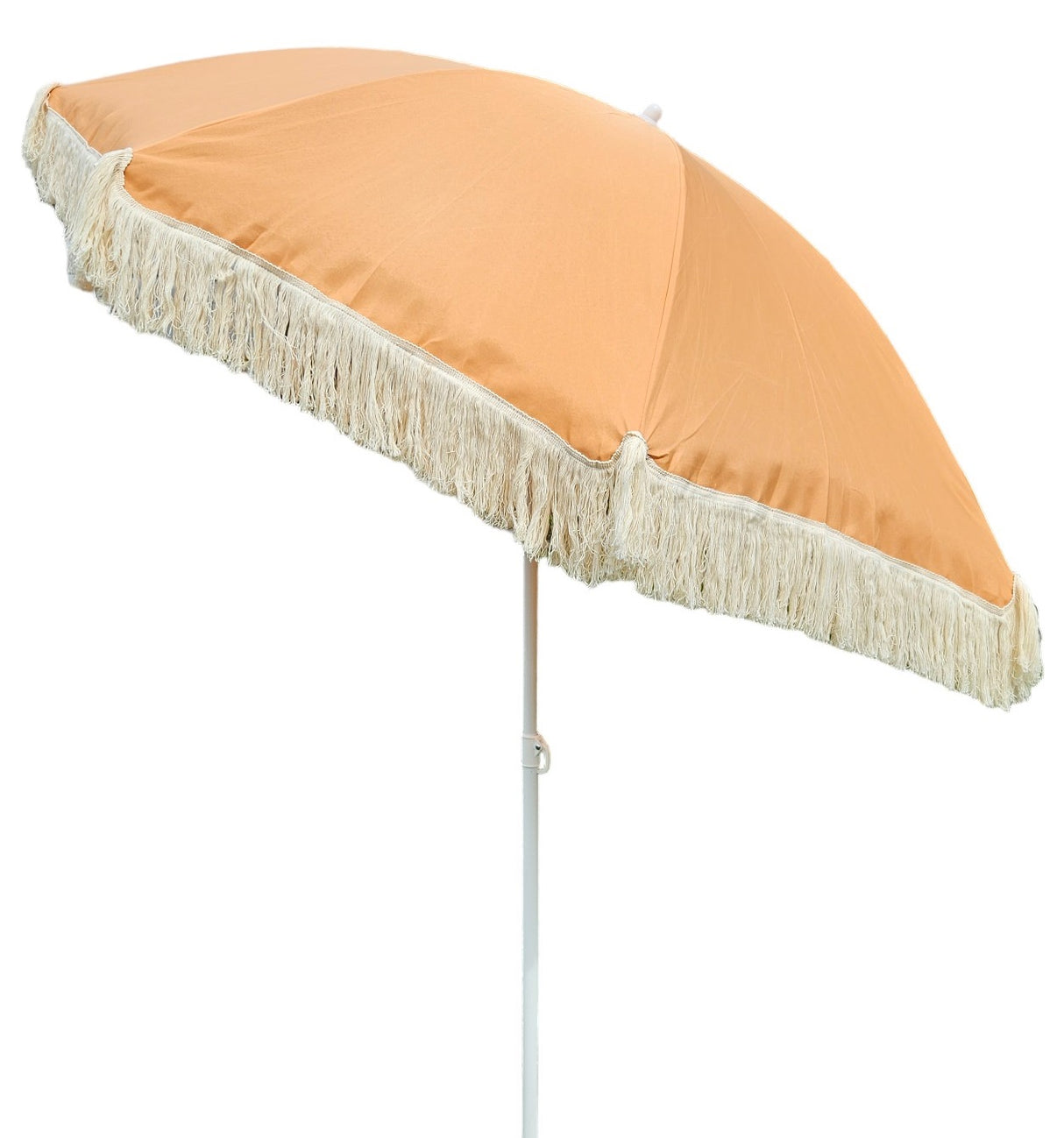 Sonnenschirm Strandschirm Schirm UV Schutz mit Fransen Tasche knickbar Ø 150 cm