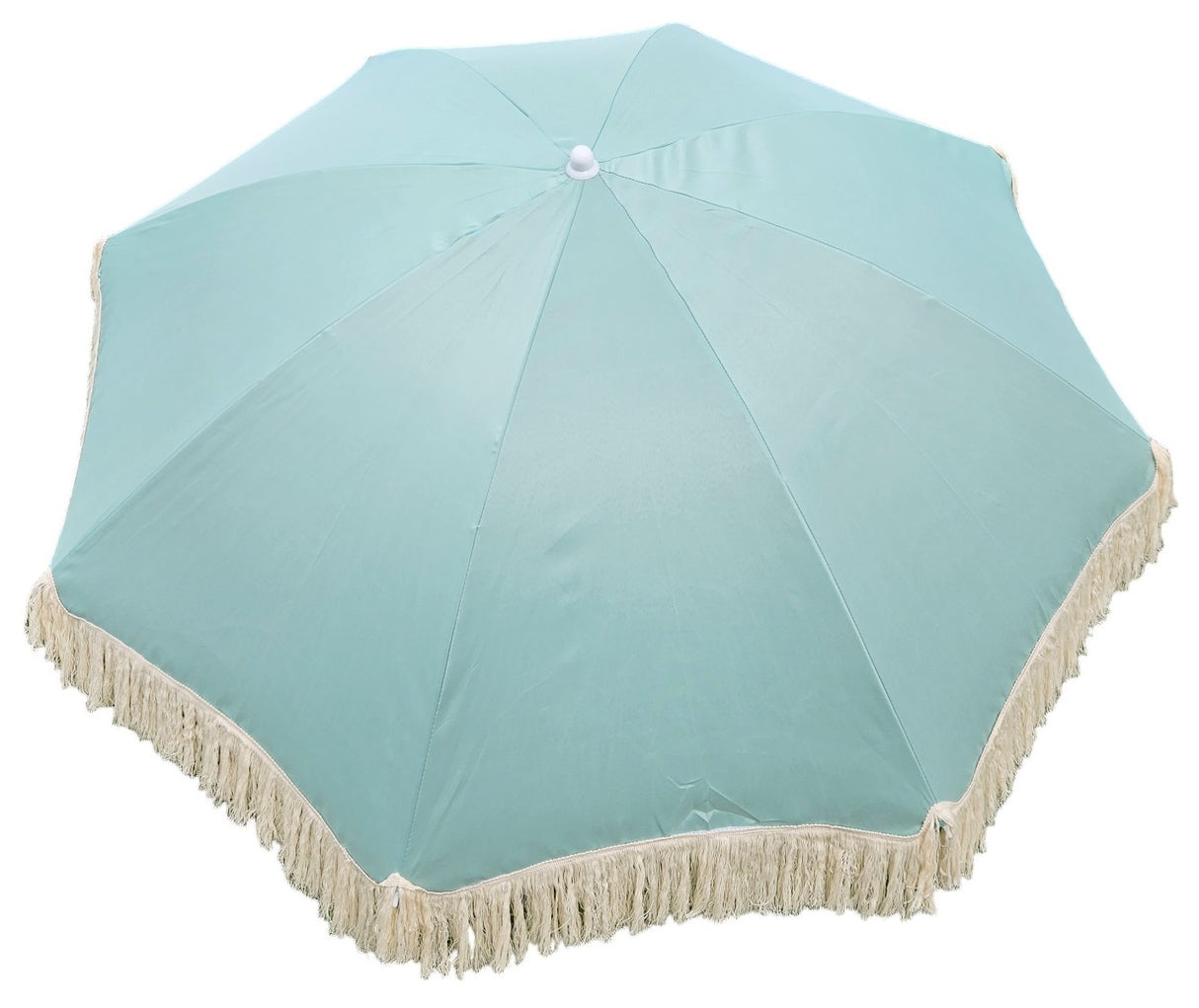 Sonnenschirm Strandschirm Schirm UV Schutz mit Fransen Tasche knickbar Ø 150 cm