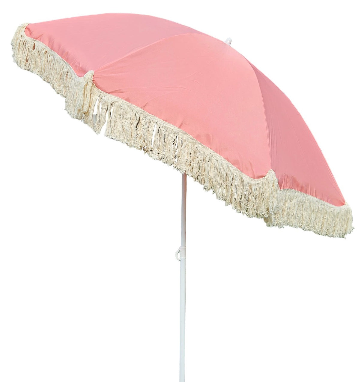 Sonnenschirm Strandschirm Schirm UV Schutz mit Fransen Tasche knickbar Ø 150 cm
