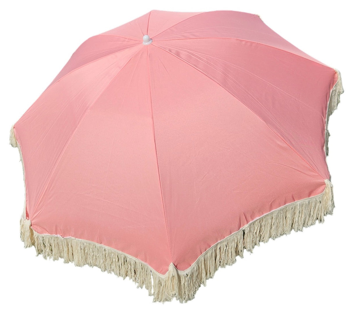 Sonnenschirm Strandschirm Schirm UV Schutz mit Fransen Tasche knickbar Ø 150 cm