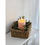 3 Körbe Aufbewahrungskörbe Seegras Korb Dekokorb braun Aufbewahrungskorb 3er Set - Seegraskorb Set