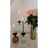 4 STÜCK Kerzenhalter für Flaschen Metall schwarz Kerze Flasche Stabkerzenhalter - Kerzenhalter