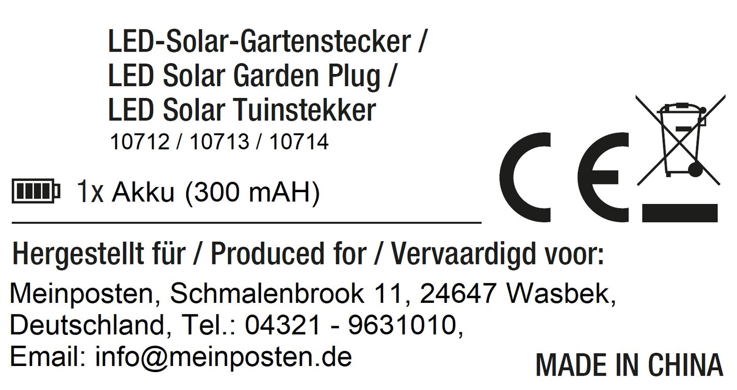 Solarleuchte SKY Solar Solarlampe schwarz Metall Höhe 90 cm Welle