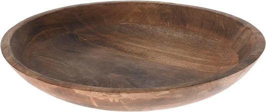 Holzschale Mango Holz Schale Dekoschale Brotschale Mangoholz Ø 38 cm