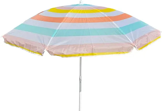 Sonnenschirm CANDY bunt weiß Schirm Strandschirm Ø 140 cm