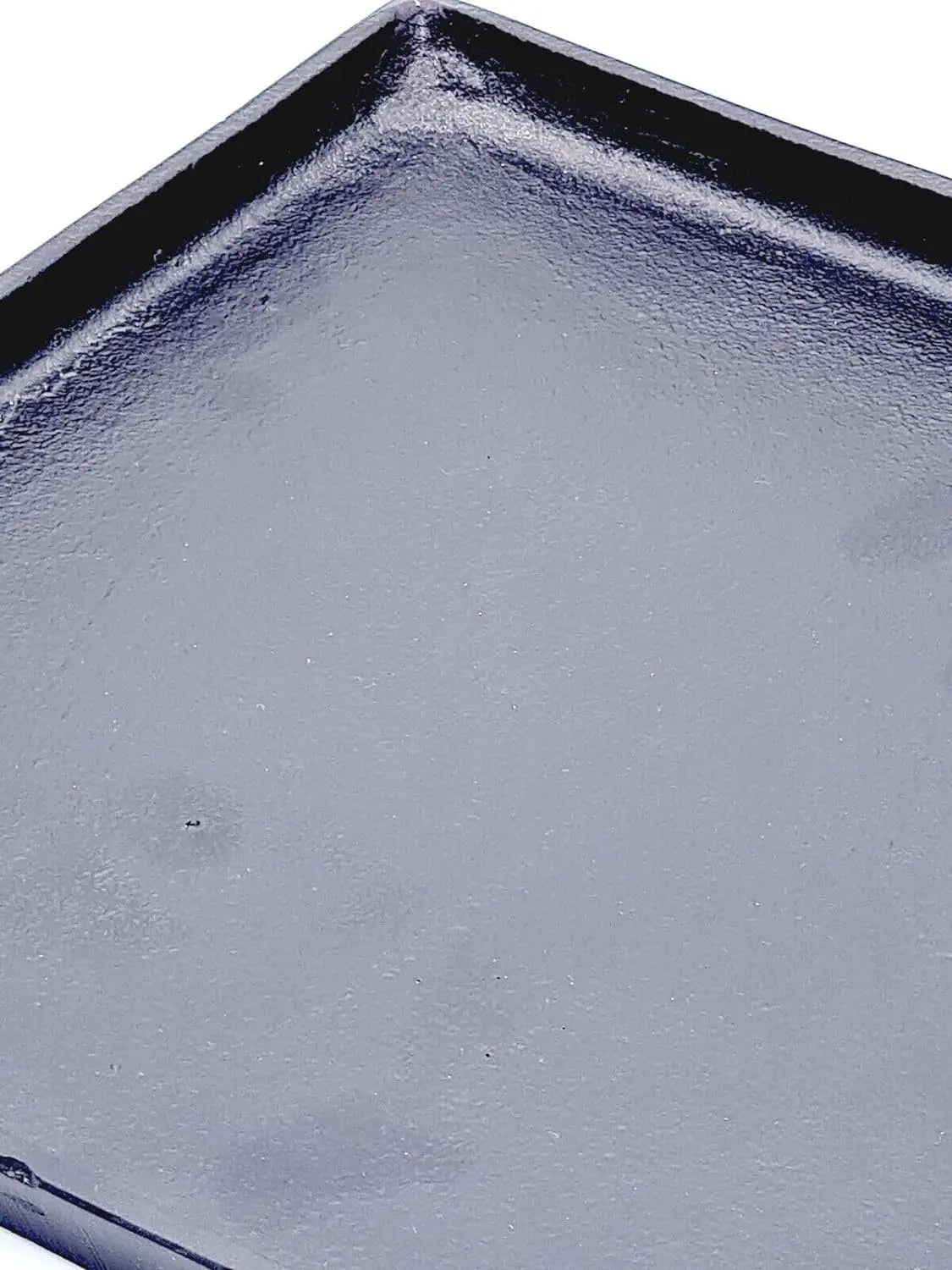Dekoteller schwarz Dekoschale Metall Teller Schale Alu Deko 25x25 cm