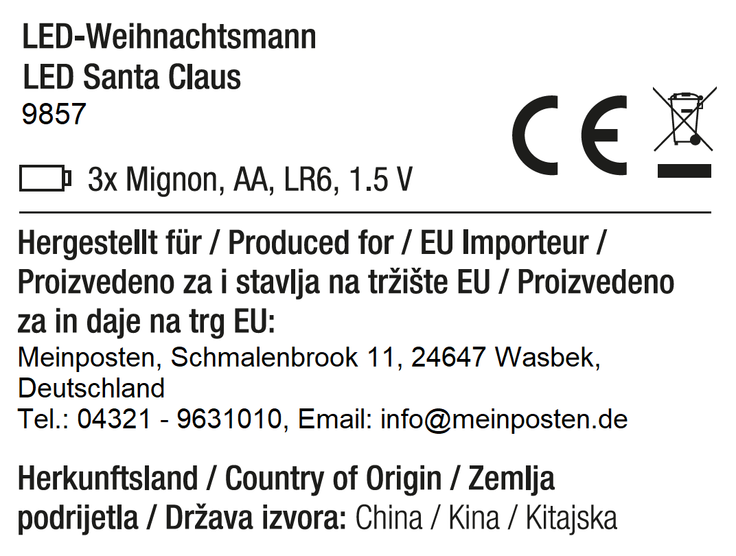 Weihnachtsstadt LED warmweiß Weihnachtsdeko Stadt Dorf Weihnachtsdorf 10 tlg.