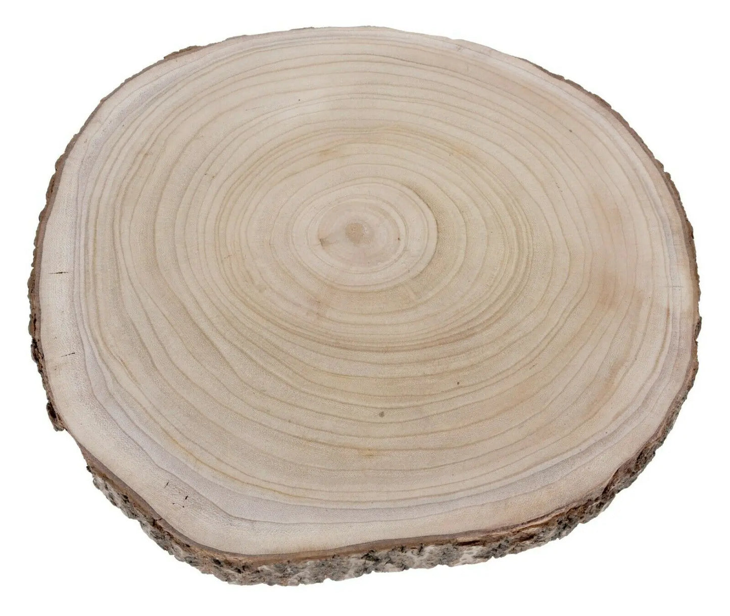 Holzbrett Baumscheibe Holz Brett Tischdeko Tablett Deko Holzplatte Ø 30 cm