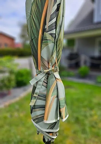 Sonnenschirm khaki grün Ø 178 cm Schirm Balkonschirm Strandschirm UV-Schutz UPF