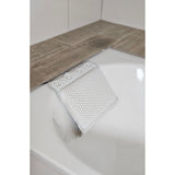 Bath pillow grey white blue bath pillow with suction cups spa bath pillow head pillow
