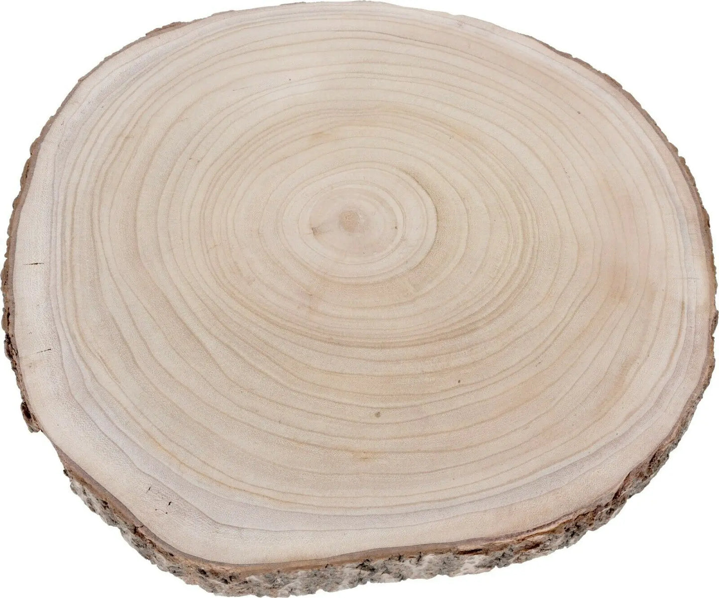 Dekobrett Baumscheibe Holz Holzbrett Brett Holzscheibe Tablett Deko Ø 30 - 36 cm