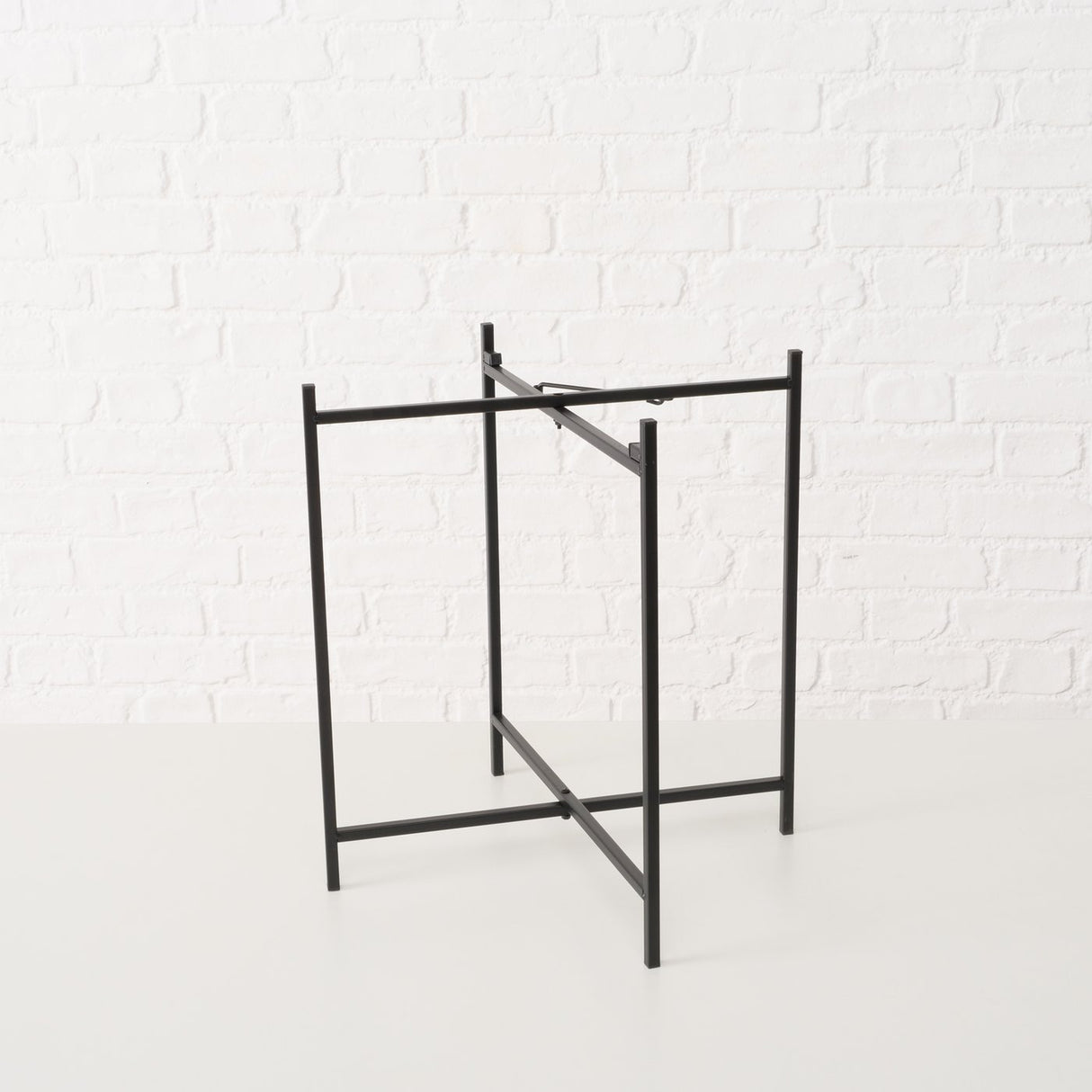 Beistelltisch Dekotisch Tabletttisch rund schwarz Metalltisch 45x40 cm