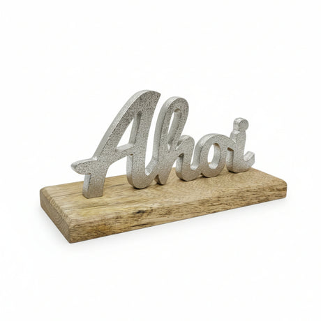 Schild ahoi freisteller