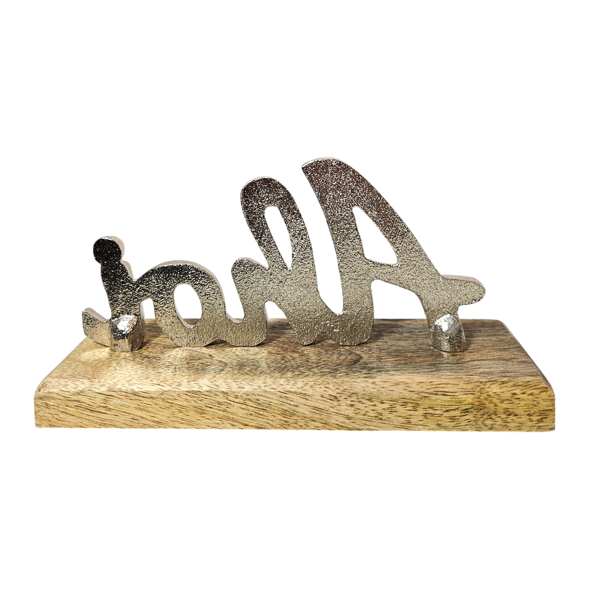 Schriftzug ahoi von hinten Meinposten