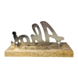 Schriftzug ahoi von hinten Meinposten