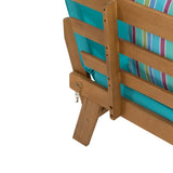 Garden bench Borkum acacia including cushion multifunctional bench wooden bench