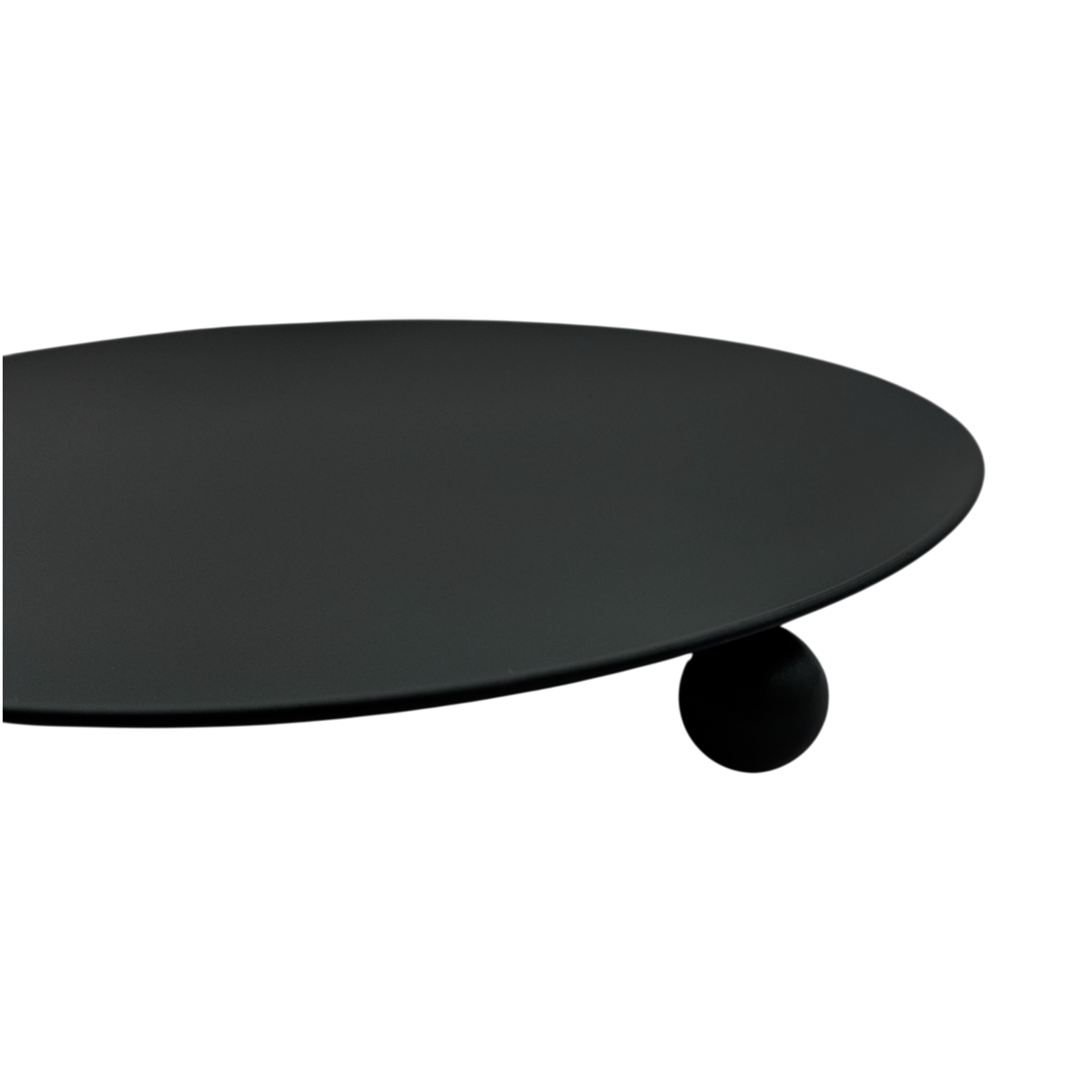 Kerzenhalter schwarz 4 Stück Stumpenkerzen Teller Kerzenteller Weihnachten 8,5 cm