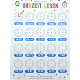 Lernuhr Kinderuhr Wanduhr bunt analoge Montessori Wanduhr Kinderzimmer Mädchen Jungen