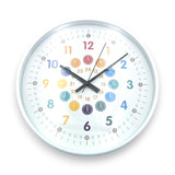 Lernuhr Kinderuhr Wanduhr bunt analoge Montessori Wanduhr Kinderzimmer Mädchen Jungen