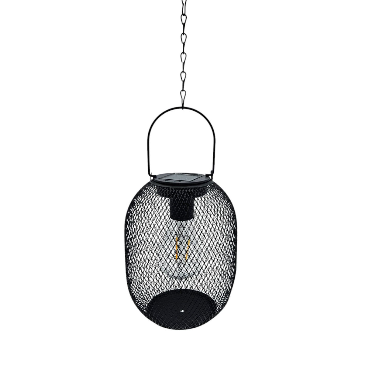 Solarleuchte Metall Gartenleuchte Gartenbeleuchtung warm weiß schwarz Lampe