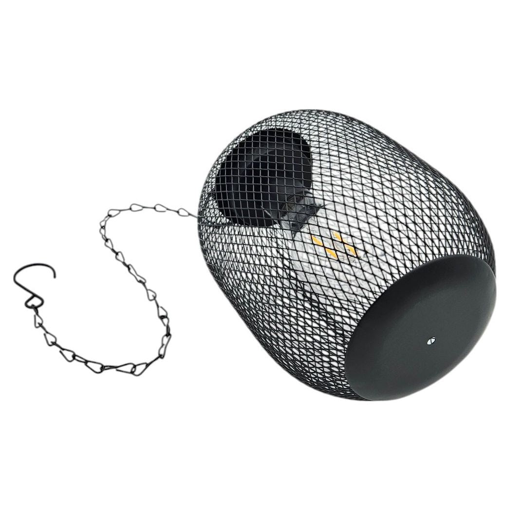 Solarleuchte Metall Gartenleuchte Gartenbeleuchtung warm weiß schwarz Lampe