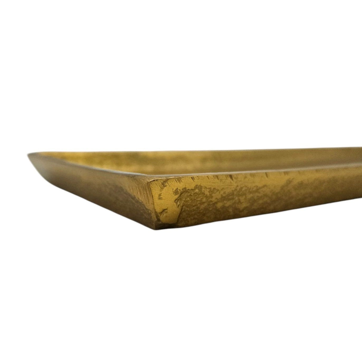 Tray decoration metal 44x13 cm gold candle tray decorative tray decorative bowl rectangular