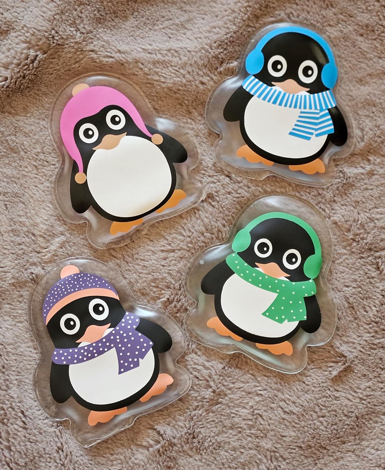 4 Handwärmer Taschenwärmer Pinguin Taschenheizung Wärmekissen Wärmer 4er SET