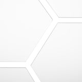 Mirror wall mirror hexagonal set of 6 mirror tiles SELF-ADHESIVE 18x21 cm