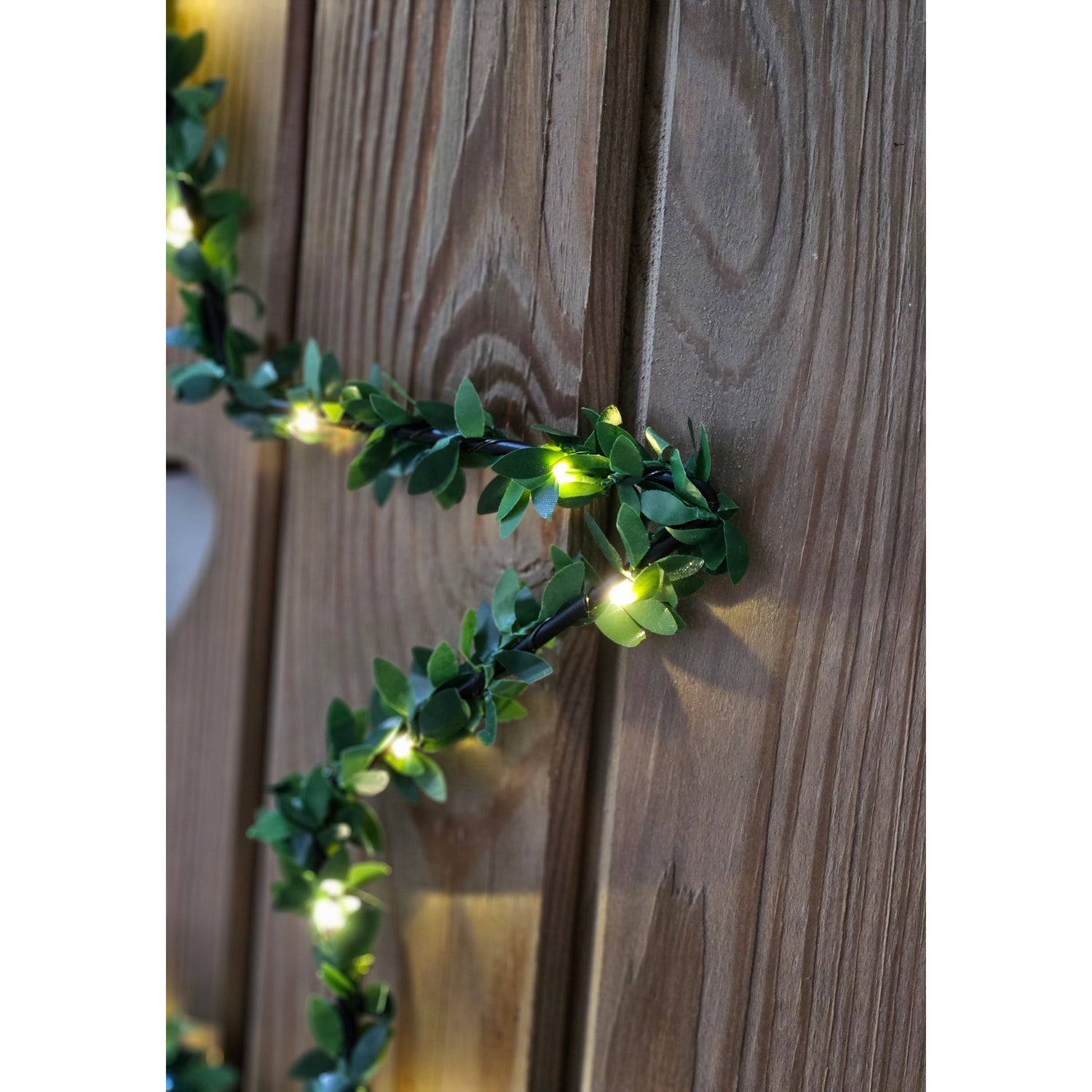 Herz Stern Fenster LED Silhouette Warmweiß Weihnachtsbeleuchtung 30cm Deko grün