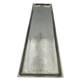 Tray decoration metal 44x13 cm silver candle tray decorative tray decorative bowl rectangular
