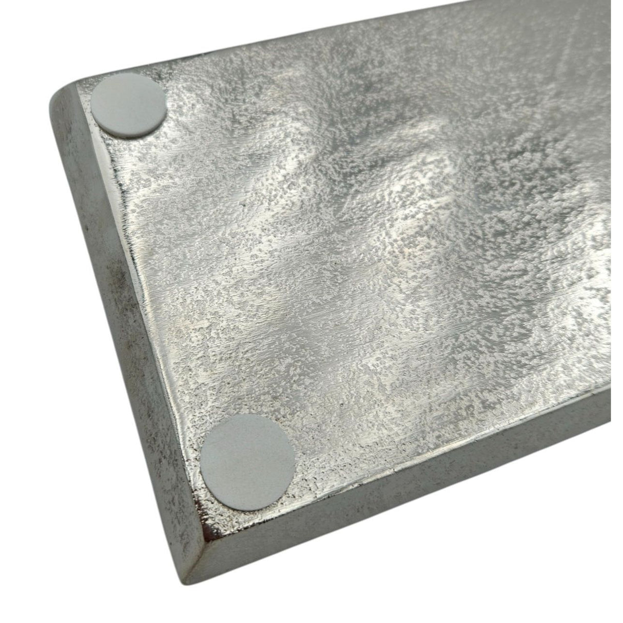 Tray decoration metal 44x13 cm silver candle tray decorative tray decorative bowl rectangular
