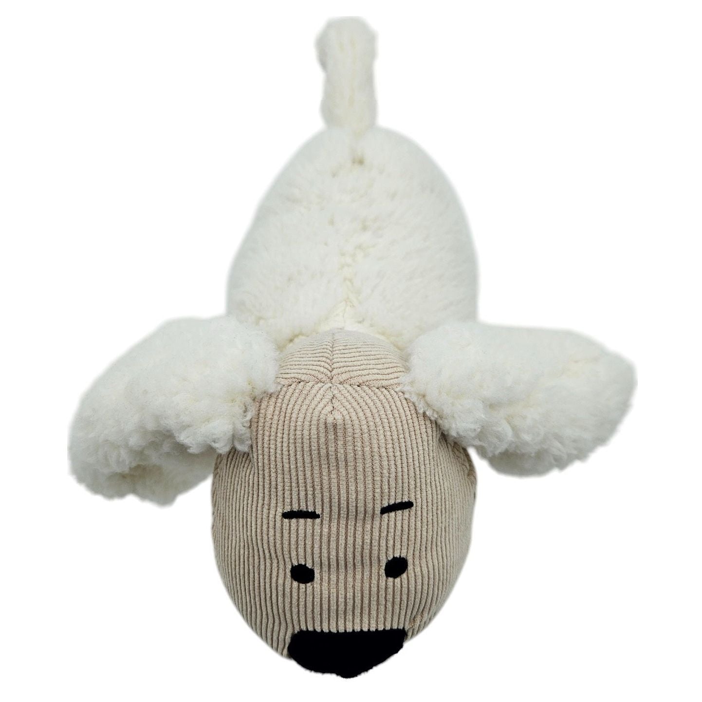 Türstopper Türsack Schaf Kuh Hund Türpuffer für Boden Stoff und Sand weiß beige