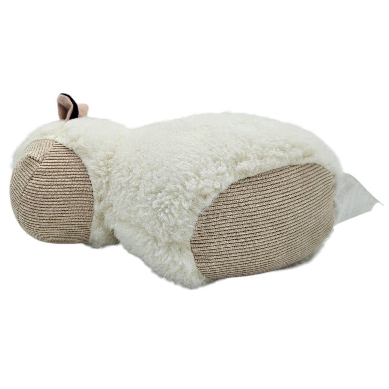 Türstopper Türsack Schaf Kuh Hund Türpuffer für Boden Stoff und Sand weiß beige