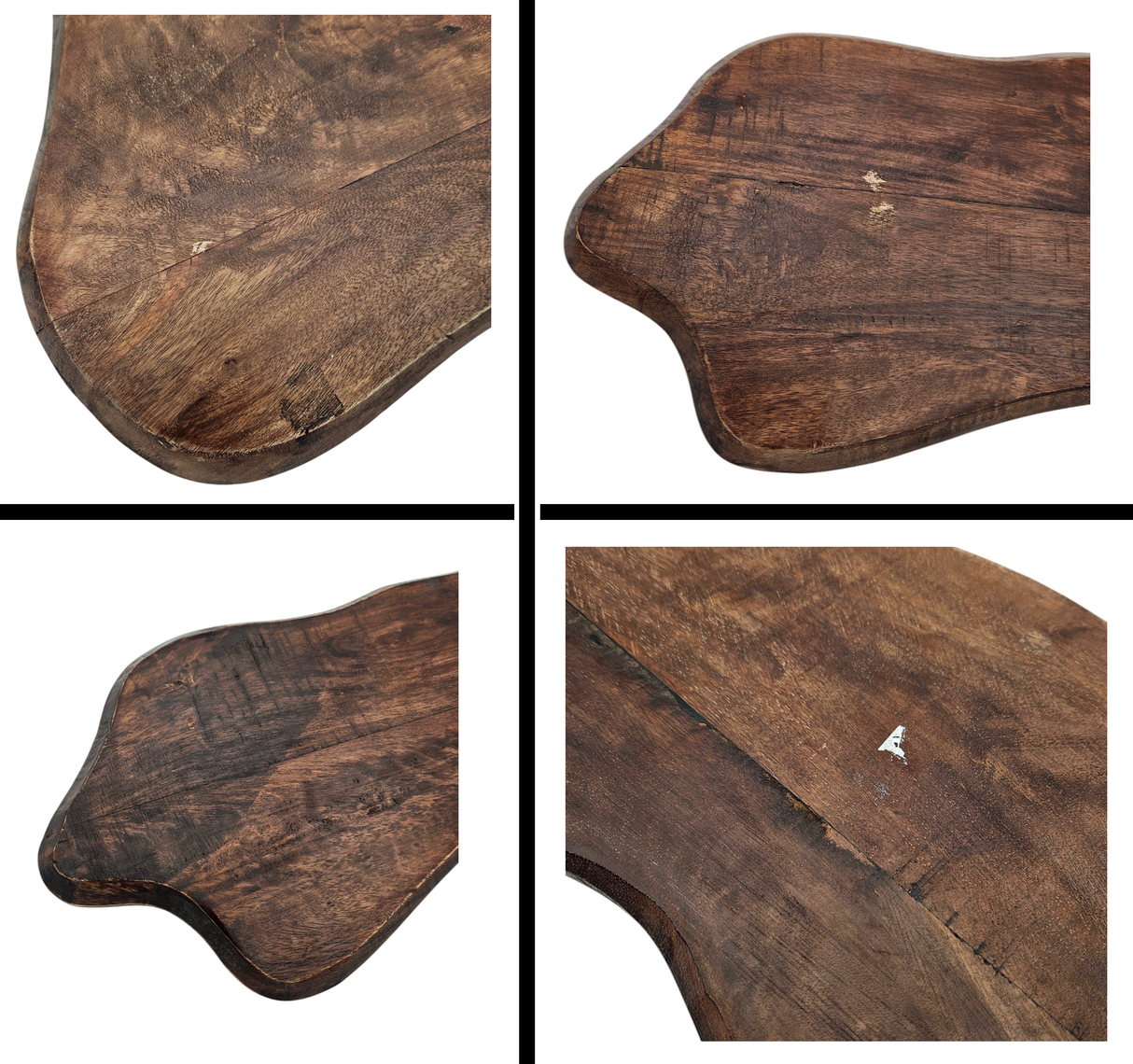 Schneidebrett  XXL Mangoholz Servierbrett Platte Holz braun Brett Lang 80cm B-WARE