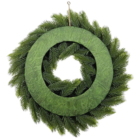 Adventskranz Tannenkranz Weihnachtskranz künstlicher Deko-Kranz grün Kranz Ø40cm - Adventskranz