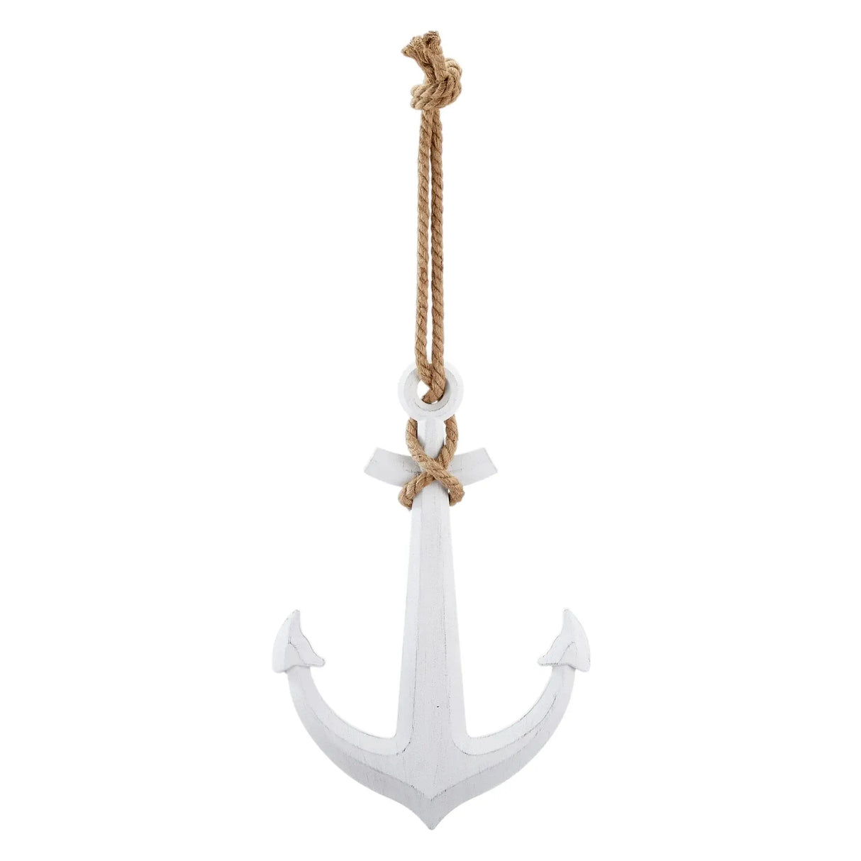 Anker Dekoanker Dekoration Maritim weiß Seil Tau 60x40 XXL hängen Hochzeit Wandhaken - Anker
