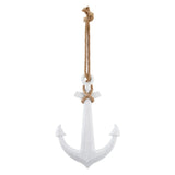 Anker Dekoanker Dekoration Maritim weiß Seil Tau 60x40 XXL hängen Hochzeit Wandhaken - Anker