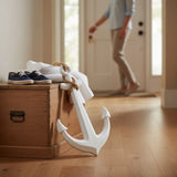 Anker Dekoanker Dekoration Maritim weiß Seil Tau 60x40 XXL hängen Hochzeit Wandhaken - Anker