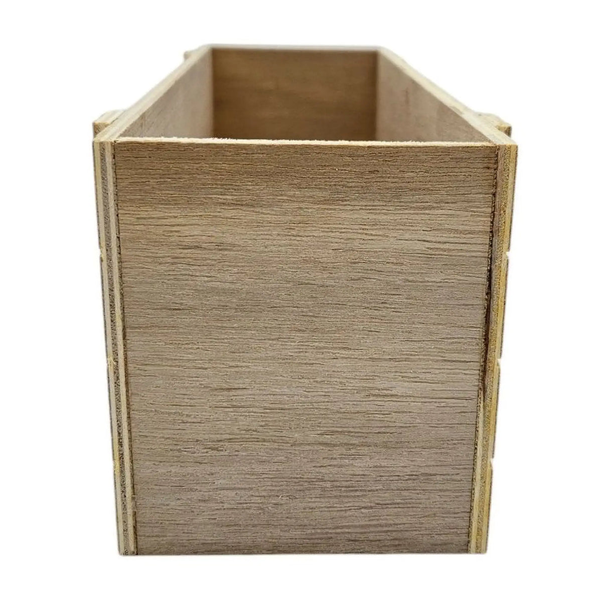 Aufbewahrungsbox Kiste Holz braun eckig Herz Küche Aufbewahrung Dekokiste Natur - Aufbewahrungsbox